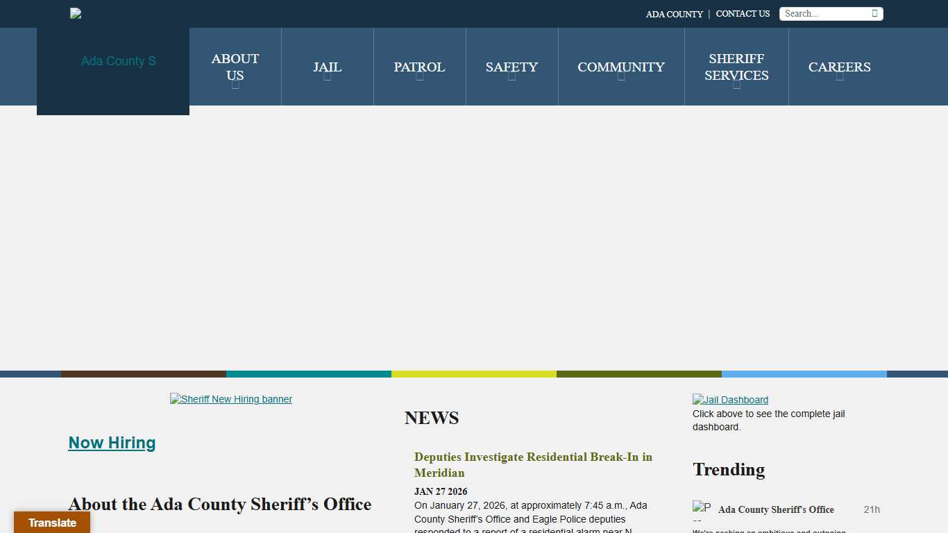 Home - Ada County Sheriff