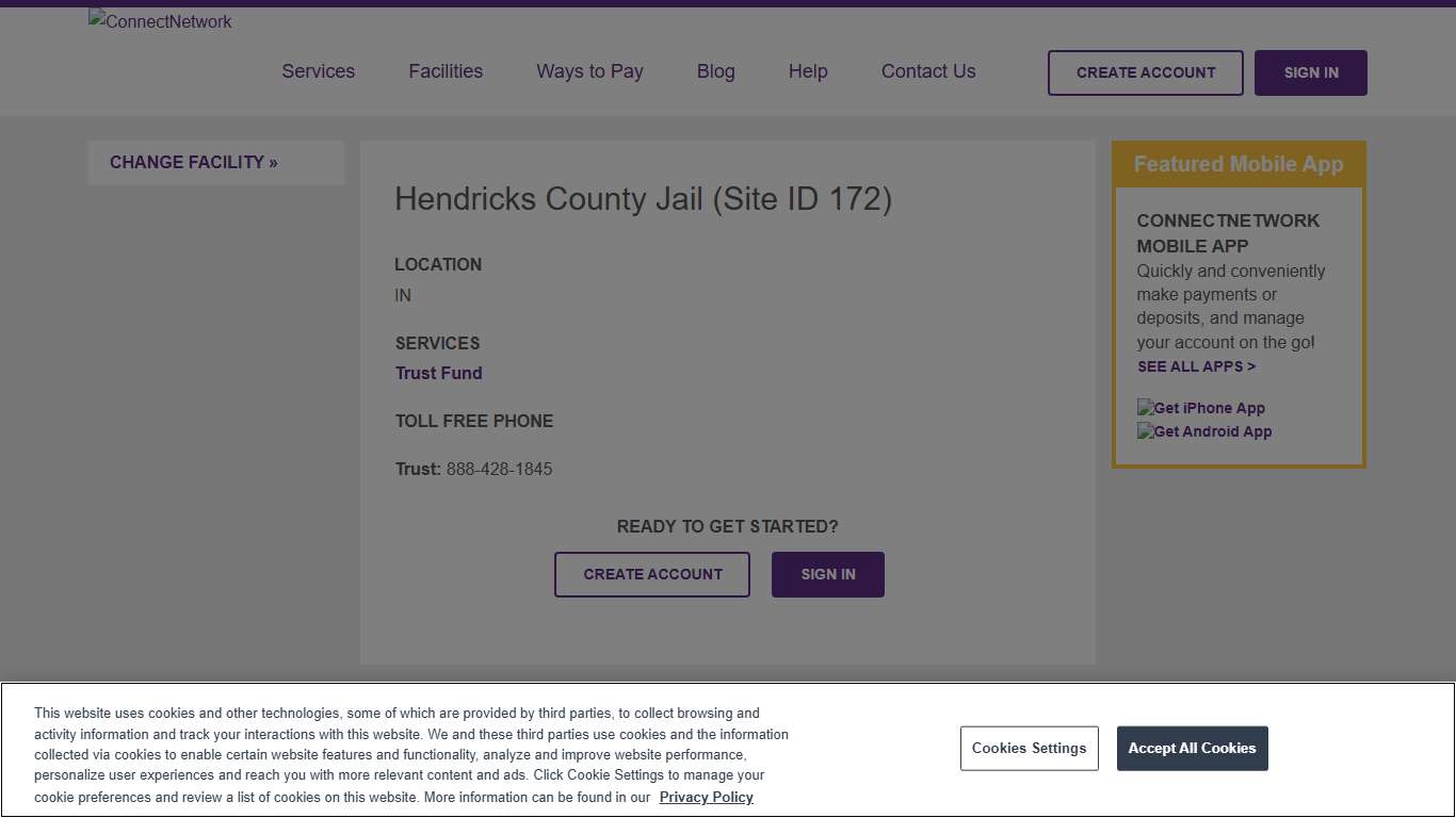 Hendricks County Jail ConnectNetwork